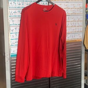 RALPH LAUREN - Mens XL. Red. Performance. Long sleeve